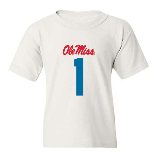 Ole Miss - NCAA Football : Princewill Umanmielen - Youth T-Shirt-0