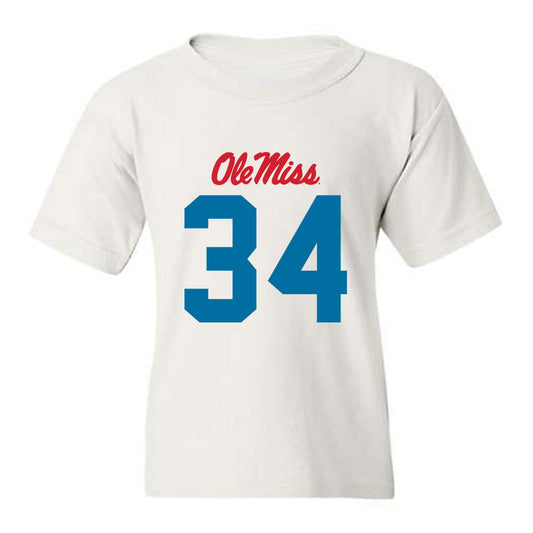 Ole Miss - NCAA Football : Raymond Collins - Youth T-Shirt-0