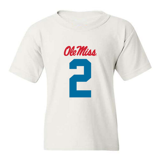 Ole Miss - NCAA Football : Jaylon Braxton - Youth T-Shirt-0
