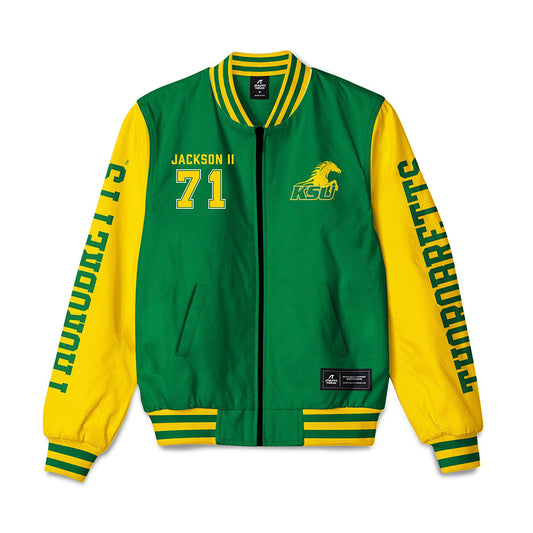 KYSU - NCAA Football : Rodricuse Jackson II - Bomber Jacket-0