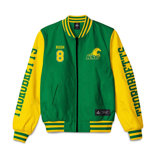 KYSU - NCAA Baseball : Bakari Rush - Bomber Jacket-0