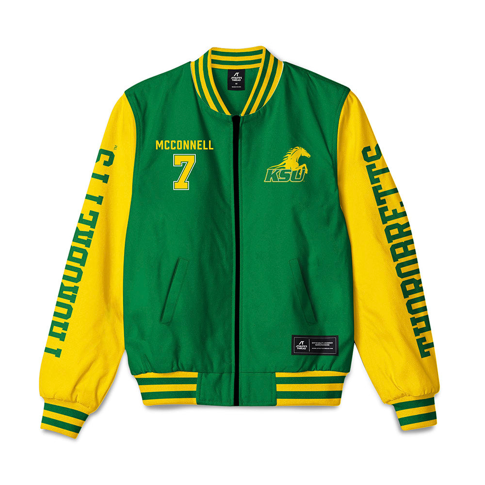 KYSU - NCAA Football : Lawrence McConnell - Bomber Jacket-0