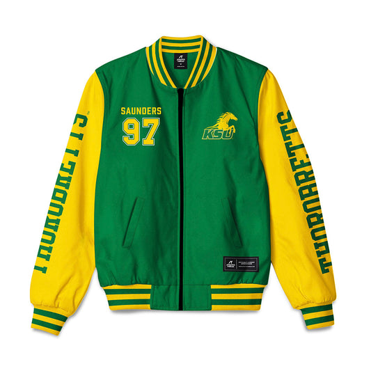 KYSU - NCAA Football : Camden Saunders - Bomber Jacket-0