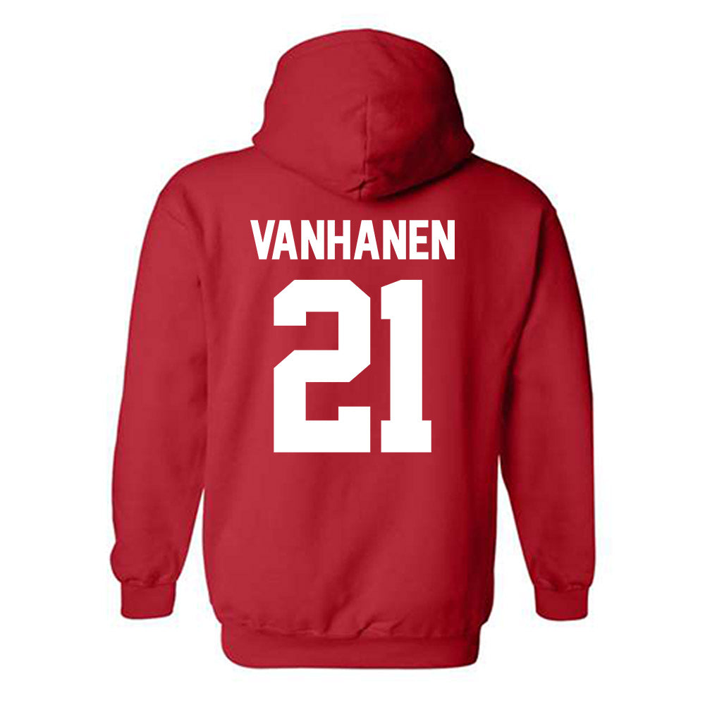 Ohio State - NCAA Women's Ice Hockey : Sanni Vanhanen - Classic Shersey Hooded Sweatshirt-1