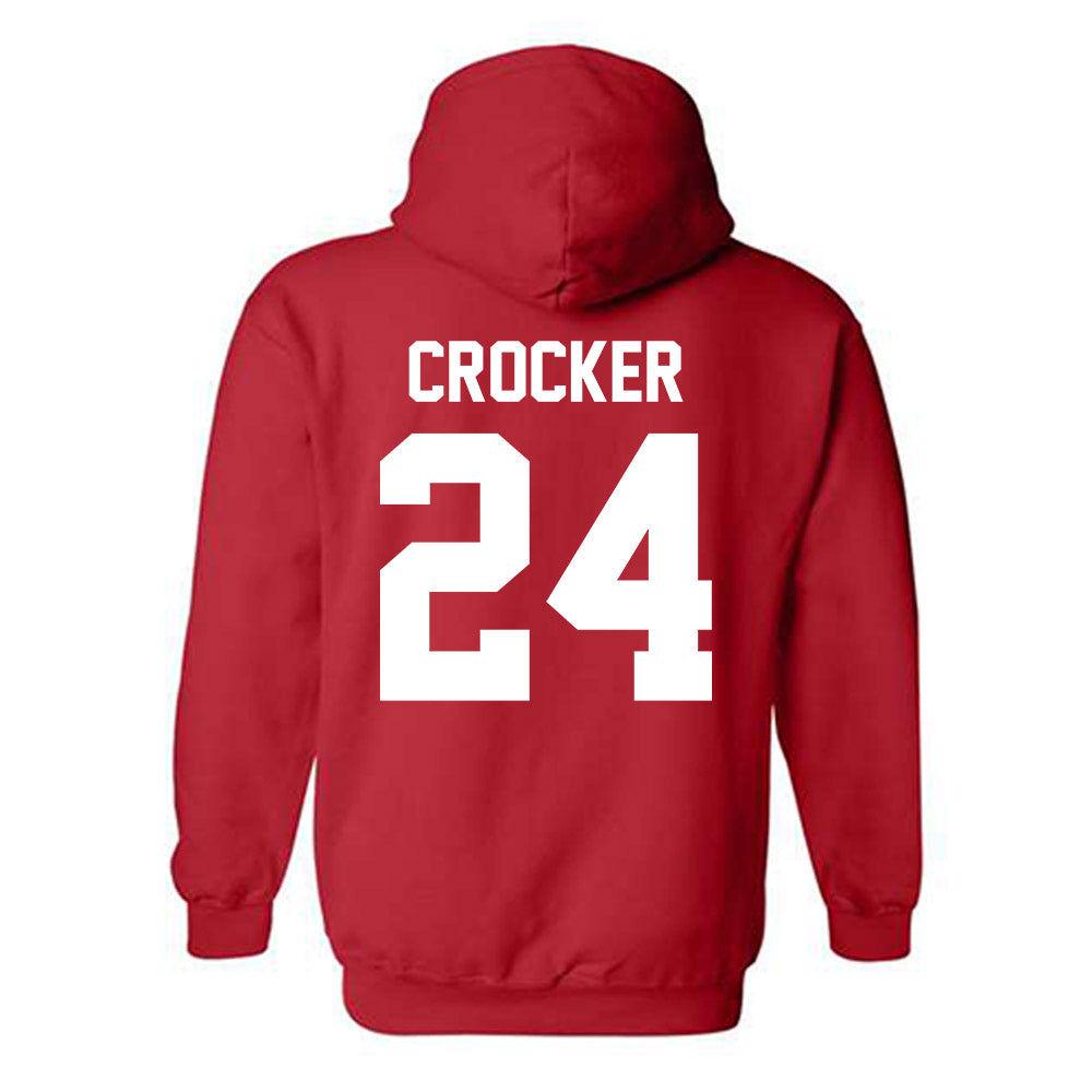 Ohio State - NCAA Men's Ice Hockey : Niall Crocker - Classic Shersey Hooded Sweatshirt-1