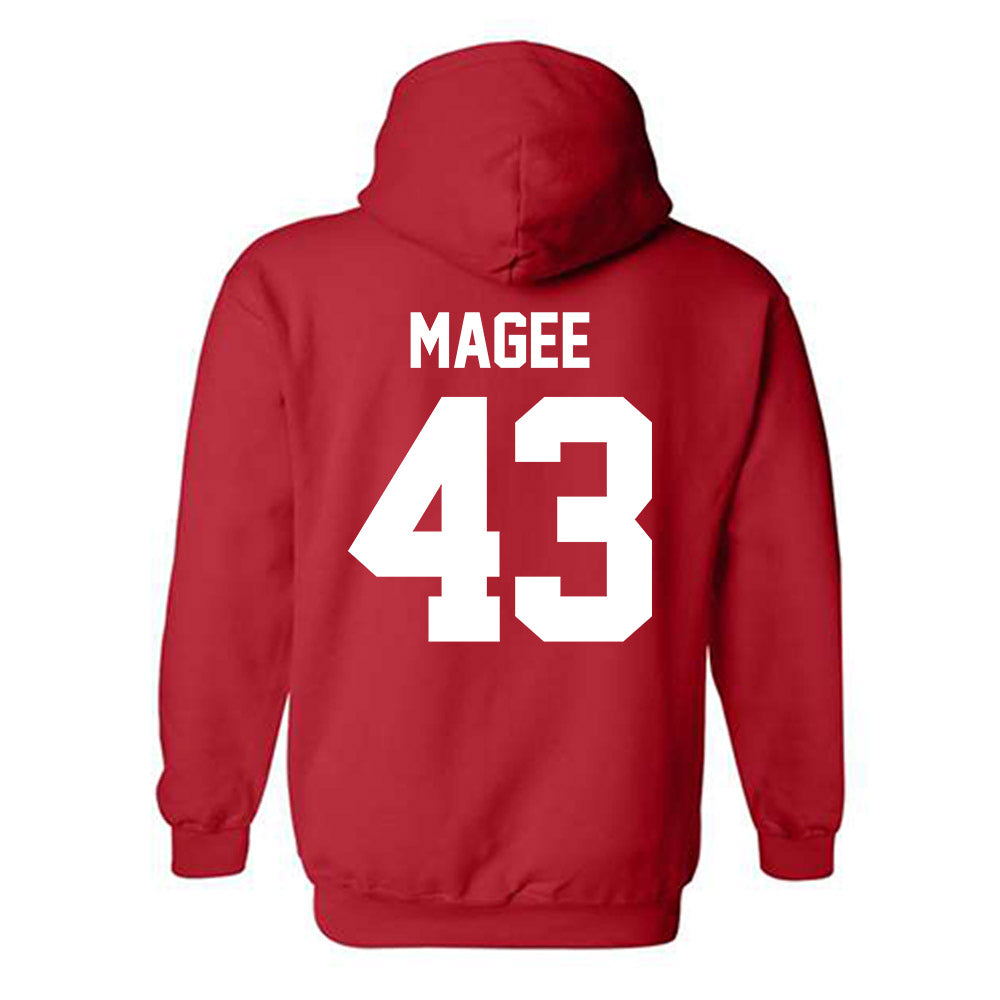 Ohio State - NCAA Men's Lacrosse : Dillon Magee - Classic Shersey Hooded Sweatshirt-1