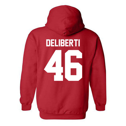 Ohio State - NCAA Men's Lacrosse : Jack Deliberti - Classic Shersey Hooded Sweatshirt-1