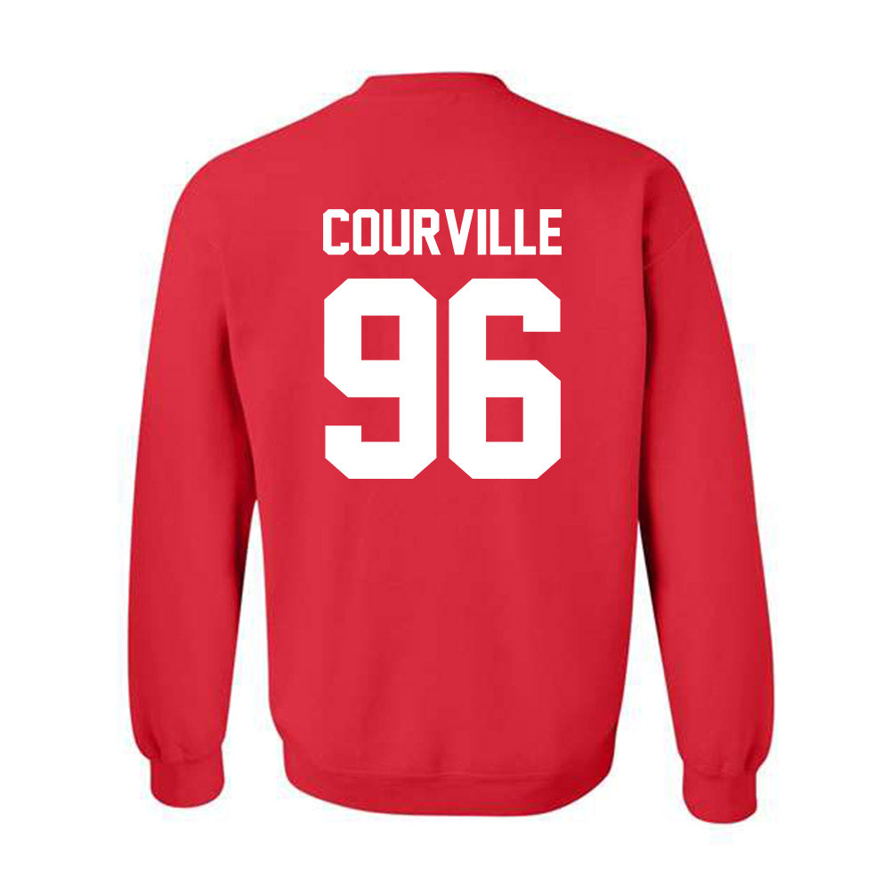Ohio State - NCAA Football : Jackson Courville - Classic Shersey Crewneck Sweatshirt-1