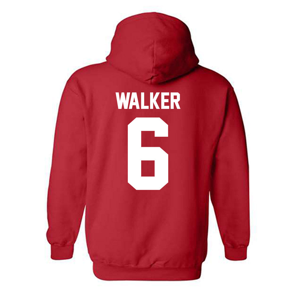 Ohio State - NCAA Men's Lacrosse : Jewel Walker - Classic Shersey Hooded Sweatshirt-1