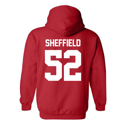 Ohio State - NCAA Men's Lacrosse : Brenten Sheffield - Classic Shersey Hooded Sweatshirt-1