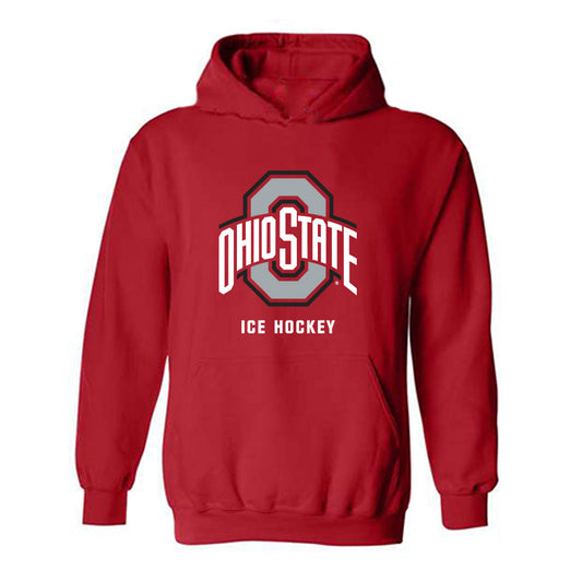 Ohio State - NCAA Men's Ice Hockey : Jake Rozzi - Classic Shersey Hooded Sweatshirt-0