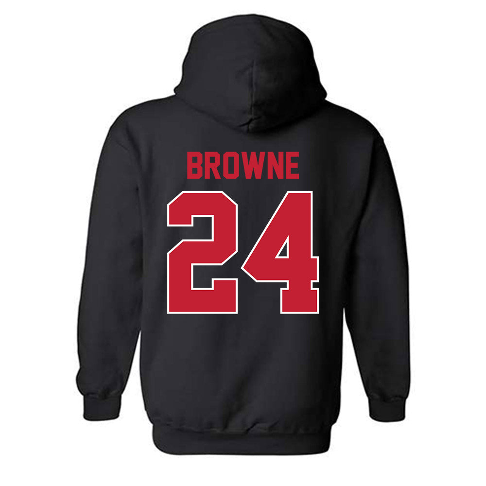 Ohio State - NCAA Women's Lacrosse : Charlotte Browne - Classic Shersey Hooded Sweatshirt-1