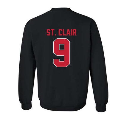 Ohio State - NCAA Football : Tavien St. Clair - Classic Shersey Crewneck Sweatshirt-1