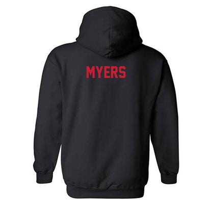 Ohio State - NCAA Wrestling : Xander Myers - Classic Shersey Hooded Sweatshirt-1