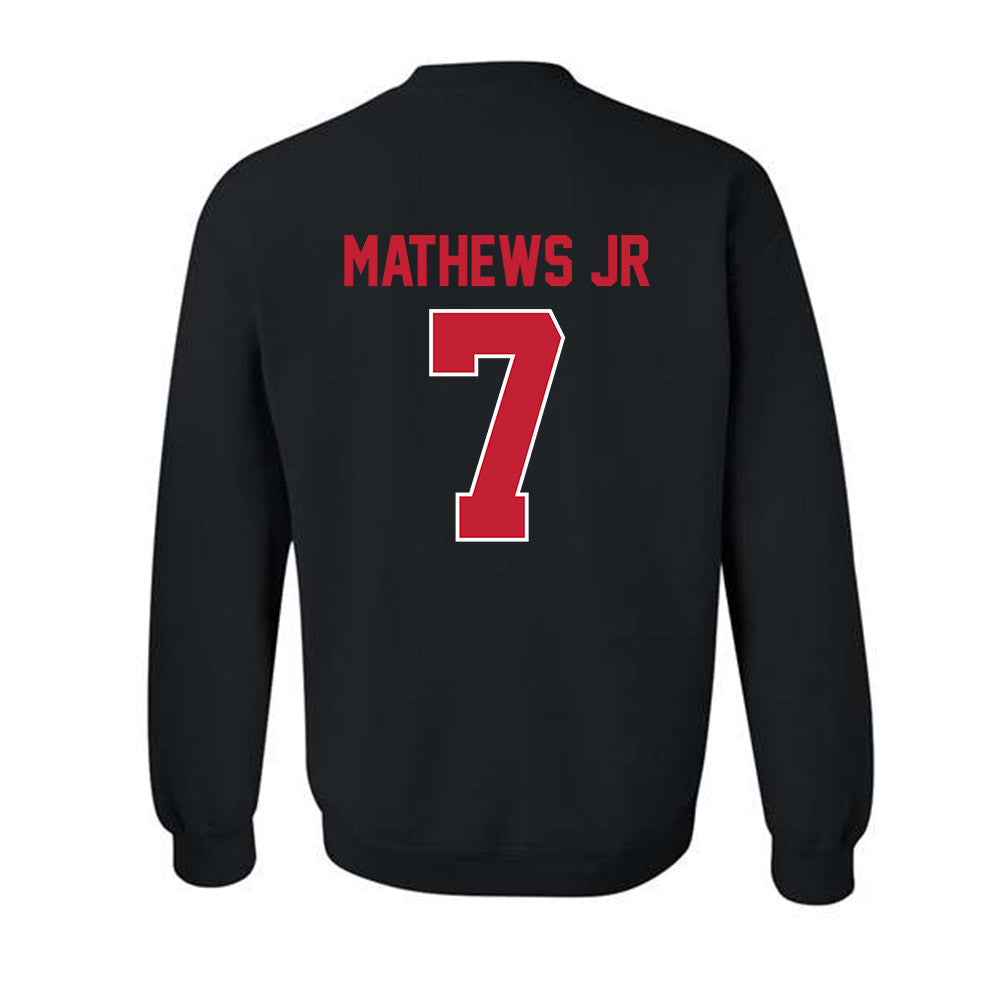 Ohio State - NCAA Football : Jermaine Mathews Jr - Classic Shersey Crewneck Sweatshirt-1