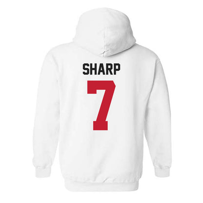 Ohio State - NCAA Men's Lacrosse : Brad Sharp - Classic Shersey Hooded Sweatshirt-1