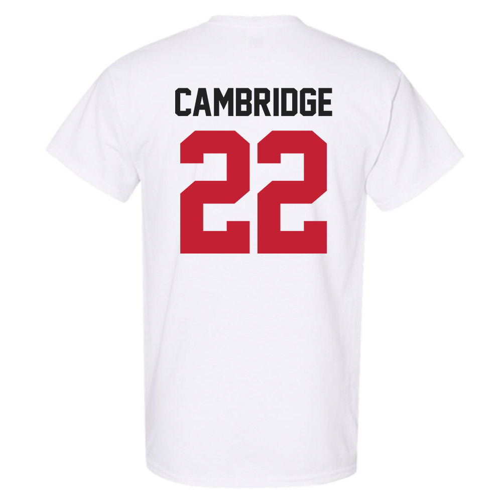 Ohio State - NCAA Women's Basketball : Jaloni Cambridge - Classic Shersey T-Shirt-1