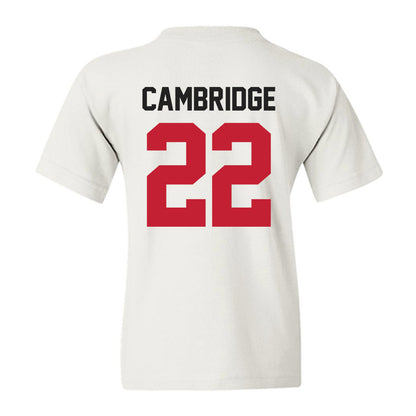 Ohio State - NCAA Women's Basketball : Jaloni Cambridge - Classic Shersey Youth T-Shirt-1