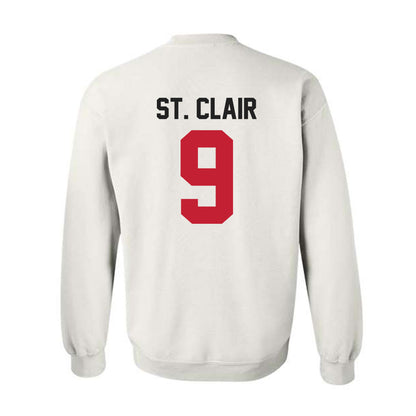Ohio State - NCAA Football : Tavien St. Clair - Classic Shersey Crewneck Sweatshirt-1