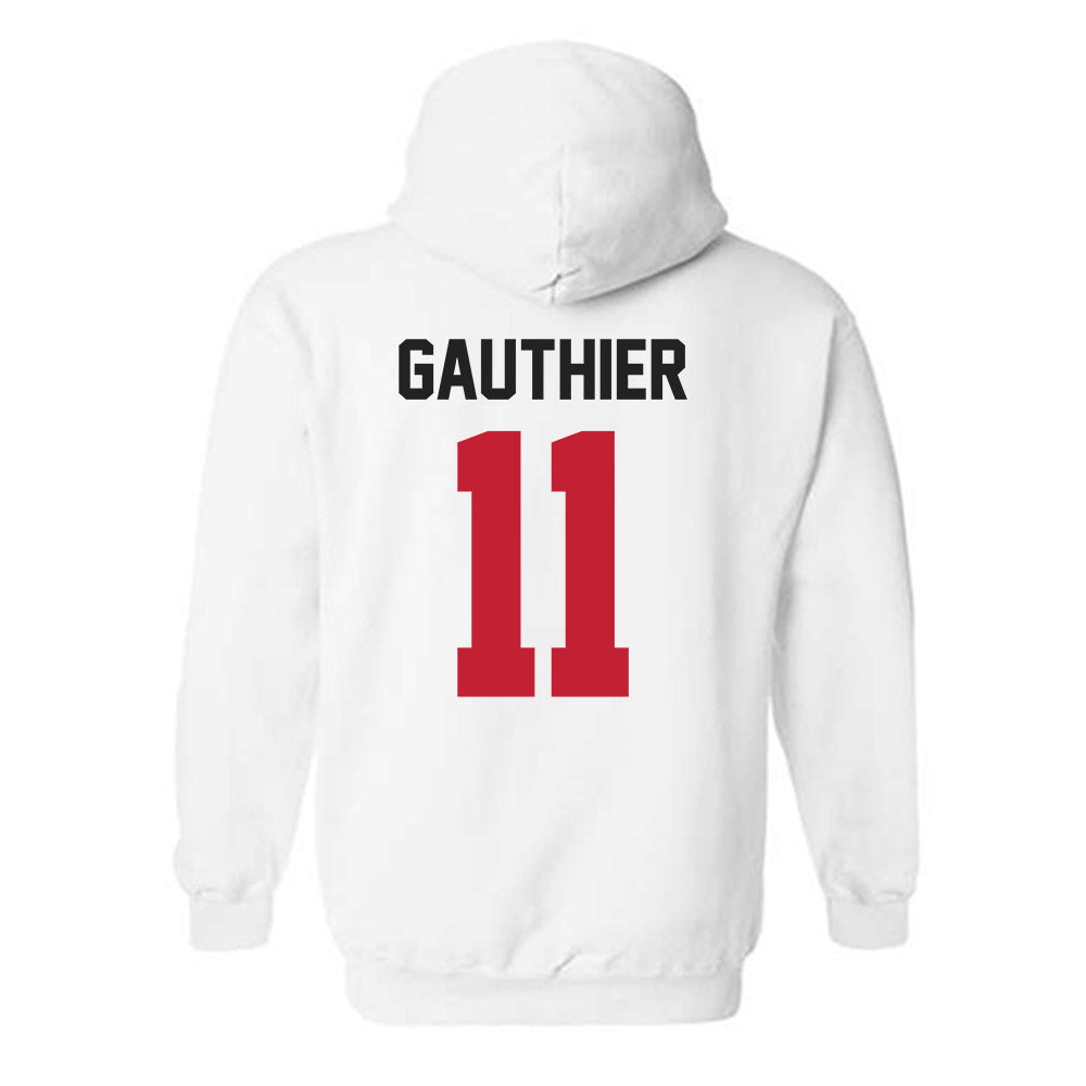 Ohio State - NCAA Women's Volleyball : Navea Gauthier - Classic Shersey Hooded Sweatshirt-1
