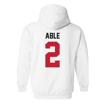 Ohio State - NCAA Men's Ice Hockey : Chris Able - Classic Shersey Hooded Sweatshirt-1