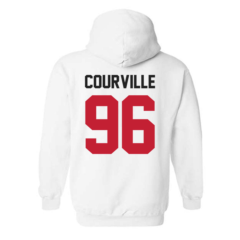 Ohio State - NCAA Football : Jackson Courville - Classic Shersey Hooded Sweatshirt-1