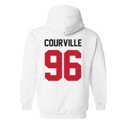 Ohio State - NCAA Football : Jackson Courville - Classic Shersey Hooded Sweatshirt-1