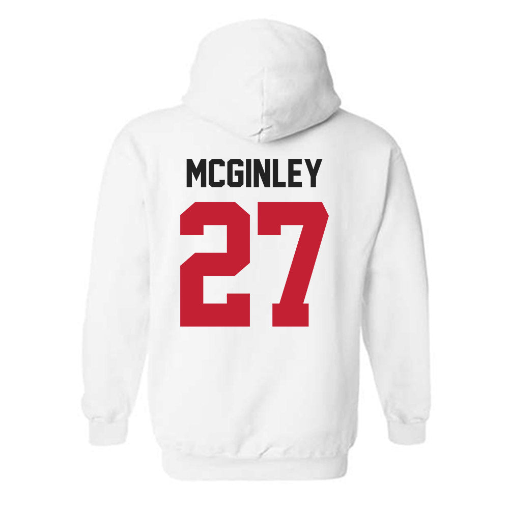 Ohio State - NCAA Men's Ice Hockey : Sam McGinley - Classic Shersey Hooded Sweatshirt-1