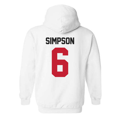 Ohio State - NCAA Baseball : Maddix Simpson - Classic Shersey Hooded Sweatshirt-1