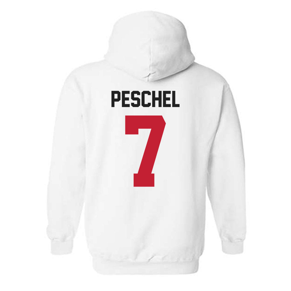 Ohio State - NCAA Women's Ice Hockey : Emma Peschel - Classic Shersey Hooded Sweatshirt-1