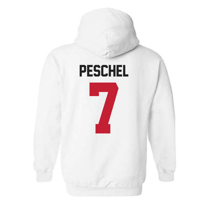 Ohio State - NCAA Women's Ice Hockey : Emma Peschel - Classic Shersey Hooded Sweatshirt-1