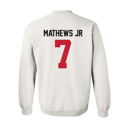 Ohio State - NCAA Football : Jermaine Mathews Jr - Classic Shersey Crewneck Sweatshirt-1
