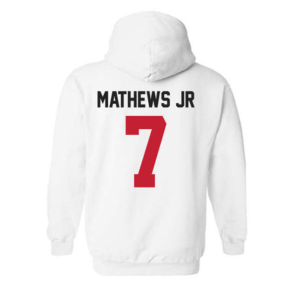 Ohio State - NCAA Football : Jermaine Mathews Jr - Classic Shersey Hooded Sweatshirt-1