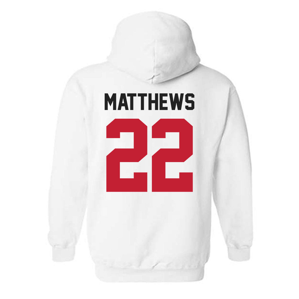 Ohio State - NCAA Women's Ice Hockey : Sloane Matthews - Classic Shersey Hooded Sweatshirt-1