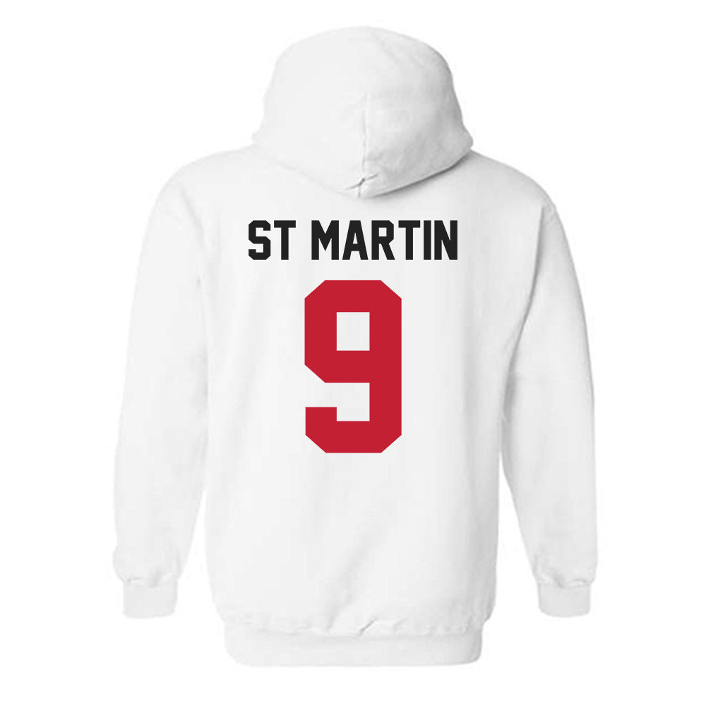 Ohio State - NCAA Women's Ice Hockey : Josie St Martin - Classic Shersey Hooded Sweatshirt