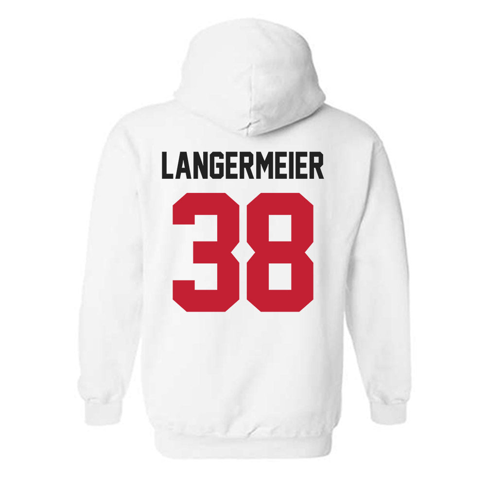 Ohio State - NCAA Men's Lacrosse : Greg Langermeier - Classic Shersey Hooded Sweatshirt-1