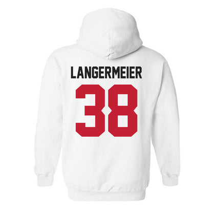 Ohio State - NCAA Men's Lacrosse : Greg Langermeier - Classic Shersey Hooded Sweatshirt-1
