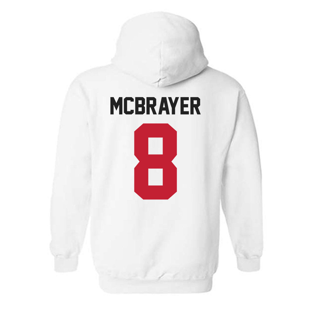 Ohio State - NCAA Men's Ice Hockey : Nathan McBrayer - Classic Shersey Hooded Sweatshirt-1