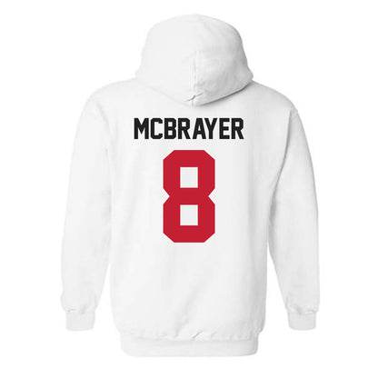 Ohio State - NCAA Men's Ice Hockey : Nathan McBrayer - Classic Shersey Hooded Sweatshirt-1
