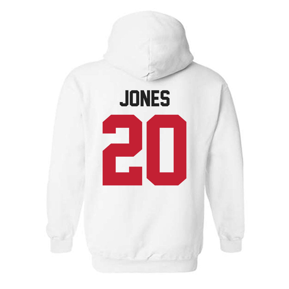 Ohio State - NCAA Women's Volleyball : Hannah Jones - Classic Shersey Hooded Sweatshirt-1