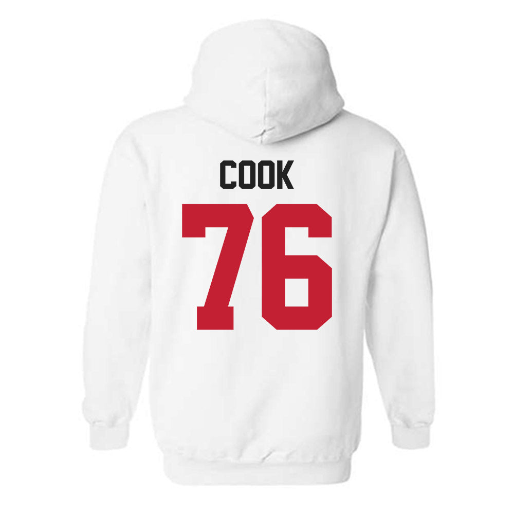 Ohio State - NCAA Football : Jake Cook - Classic Shersey Hooded Sweatshirt-1