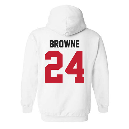 Ohio State - NCAA Women's Lacrosse : Charlotte Browne - Classic Shersey Hooded Sweatshirt-1