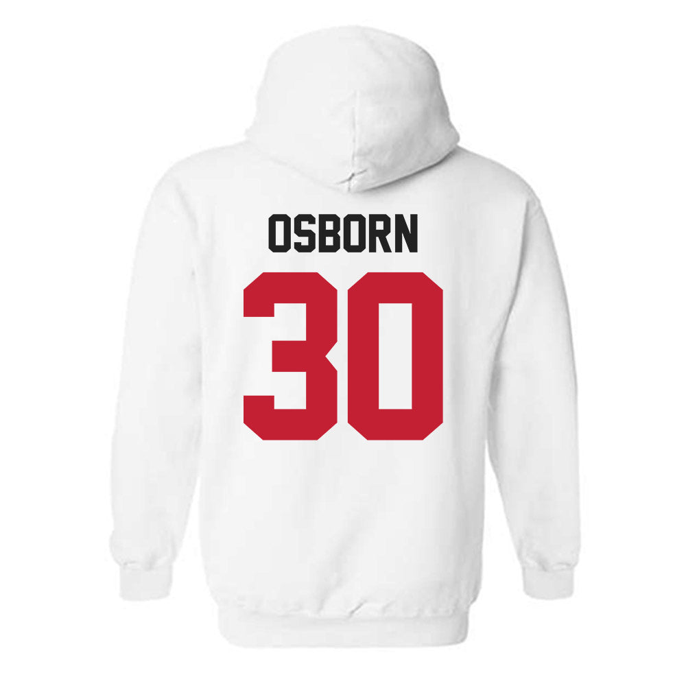 Ohio State - NCAA Women's Lacrosse : Issi Osborn - Classic Shersey Hooded Sweatshirt-1