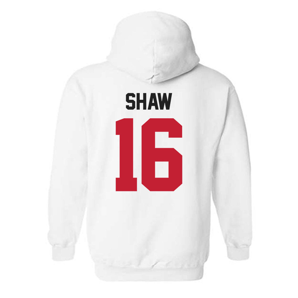 Ohio State - NCAA Men's Lacrosse : Dominic Shaw - Classic Shersey Hooded Sweatshirt-1