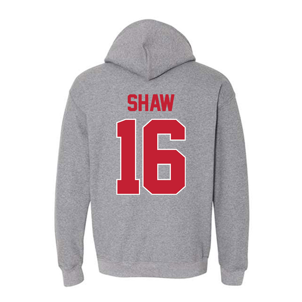 Ohio State - NCAA Men's Lacrosse : Dominic Shaw - Classic Shersey Hooded Sweatshirt-1