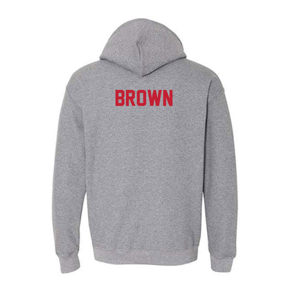 Ohio State - NCAA Wrestling : Brayden Brown - Classic Shersey Hooded Sweatshirt-1