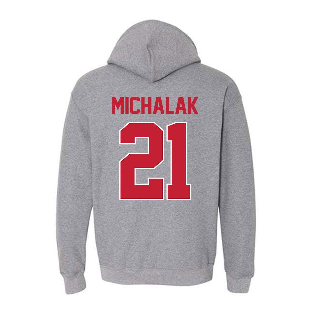 Ohio State - NCAA Baseball : Jake Michalak - Classic Shersey Hooded Sweatshirt-1