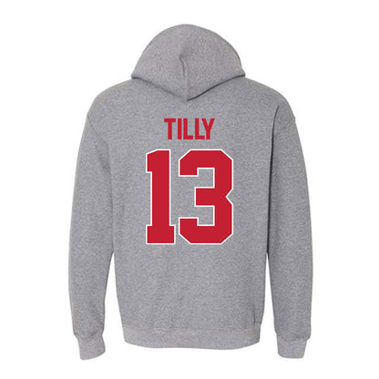 Ohio State - NCAA Men's Basketball : Christoph Tilly - Classic Shersey Hooded Sweatshirt-1