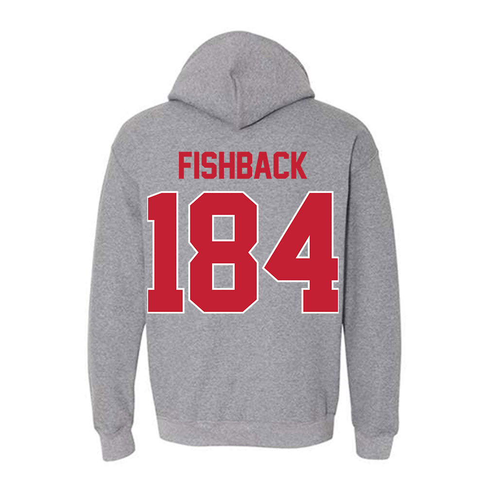 Ohio State - NCAA Wrestling : Dylan Fishback - Classic Shersey Hooded Sweatshirt-1
