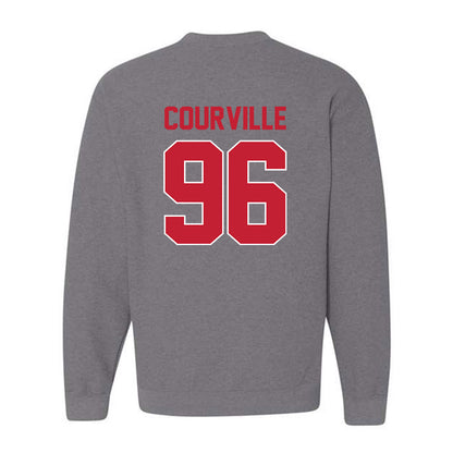 Ohio State - NCAA Football : Jackson Courville - Classic Shersey Crewneck Sweatshirt-1